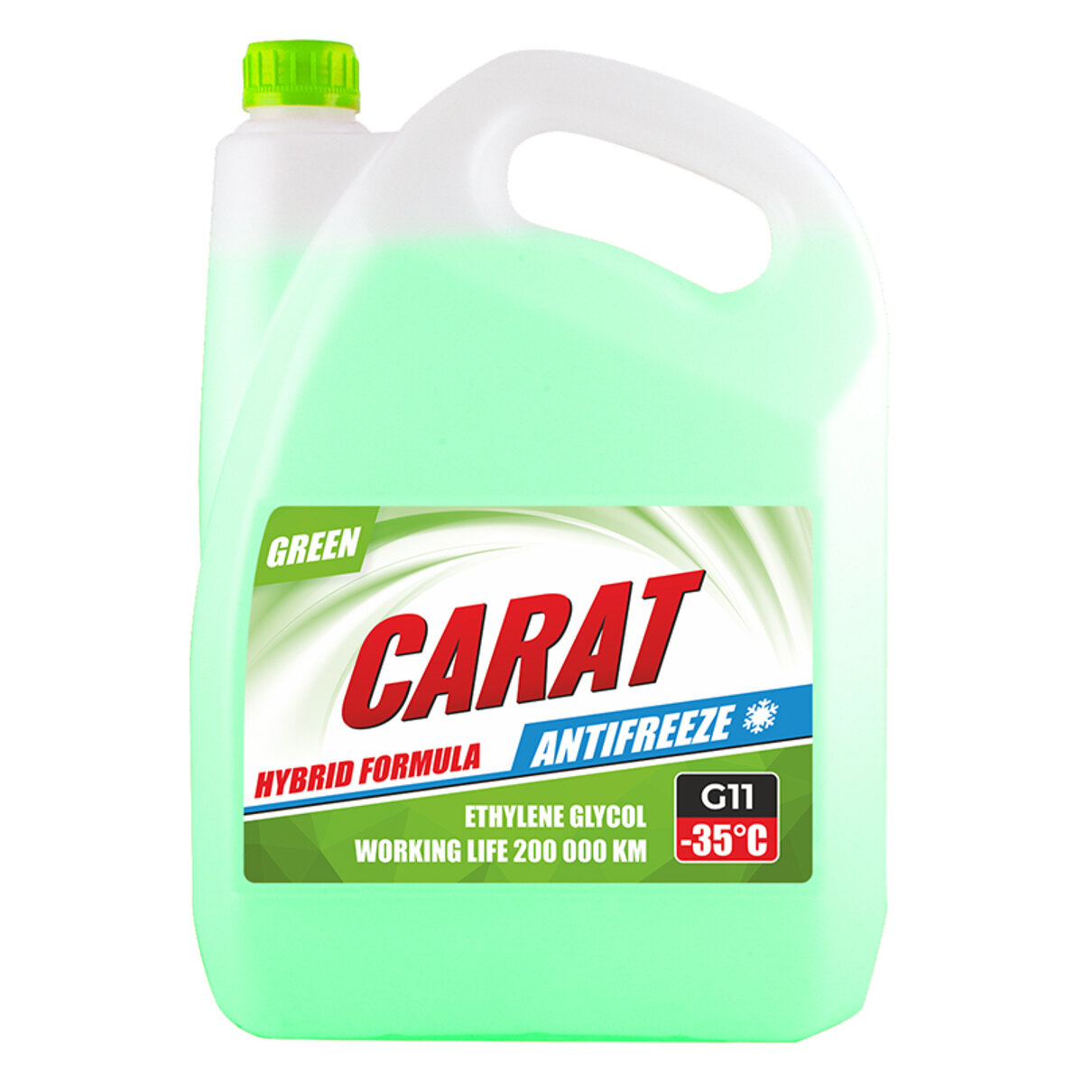 Антифриз CARAT G11 GREEN (зелений) 9кг (KR82424) дивитися фото №1