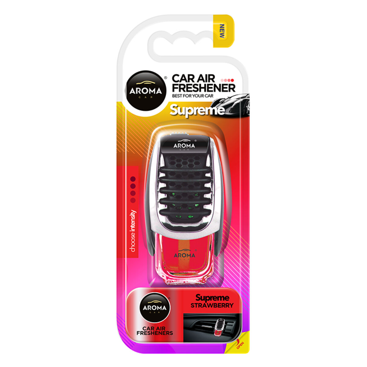 Ароматизатор Aroma Car Supreme Slim Strawberry рідкий 7мл (92139) дивитися фото №1