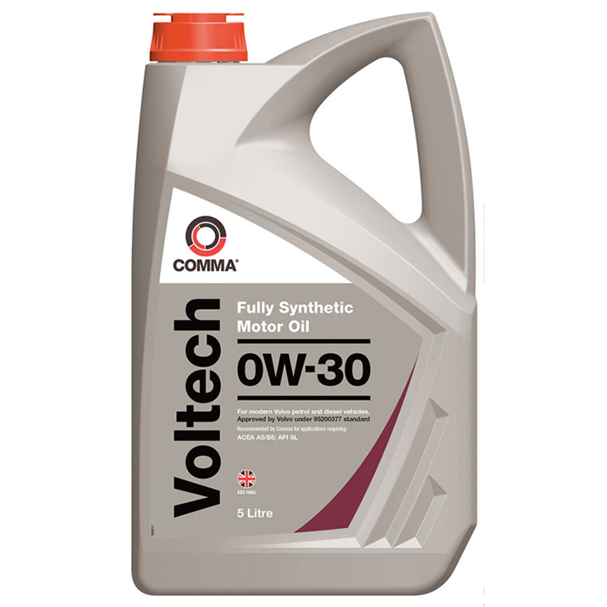 Моторне масло Comma VOLTECH 0W-30 5л (VTC5L) дивитися фото №1