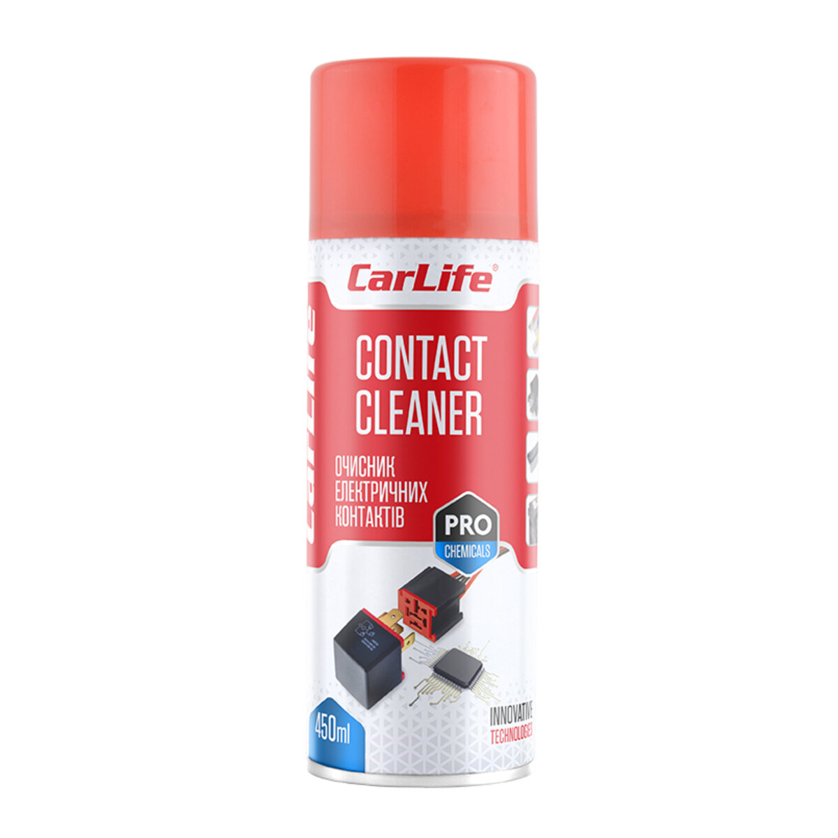 Очисник електричних контактів CarLife Contact Cleaner, 450мл (CF454) дивитися фото №1