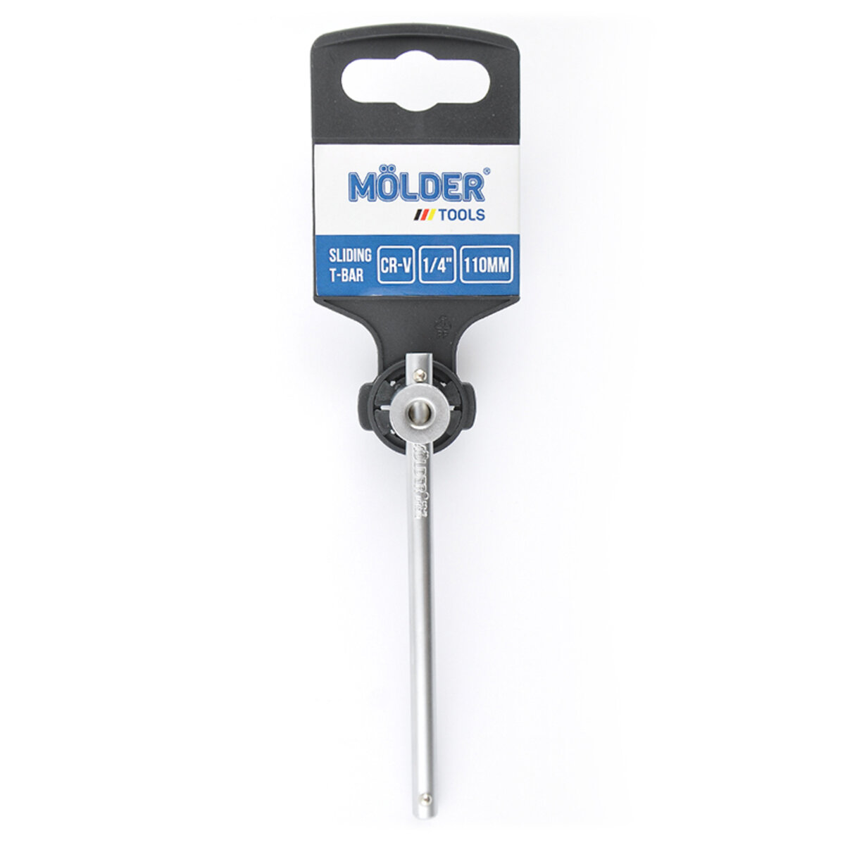 Вороток Molder Т-подібний Cr-V 1/4, 110мм (MT65110) дивитися фото №1