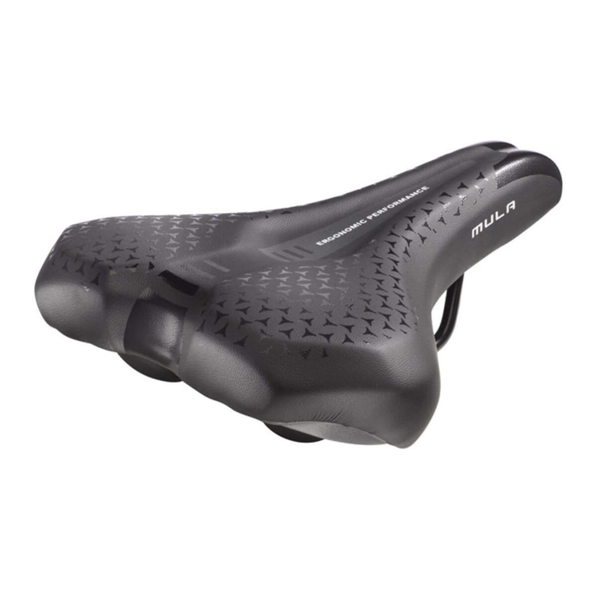 Сідло велосипедне Selle Monte Grappa Mula, чорне (SMG-63007) дивитися фото №1