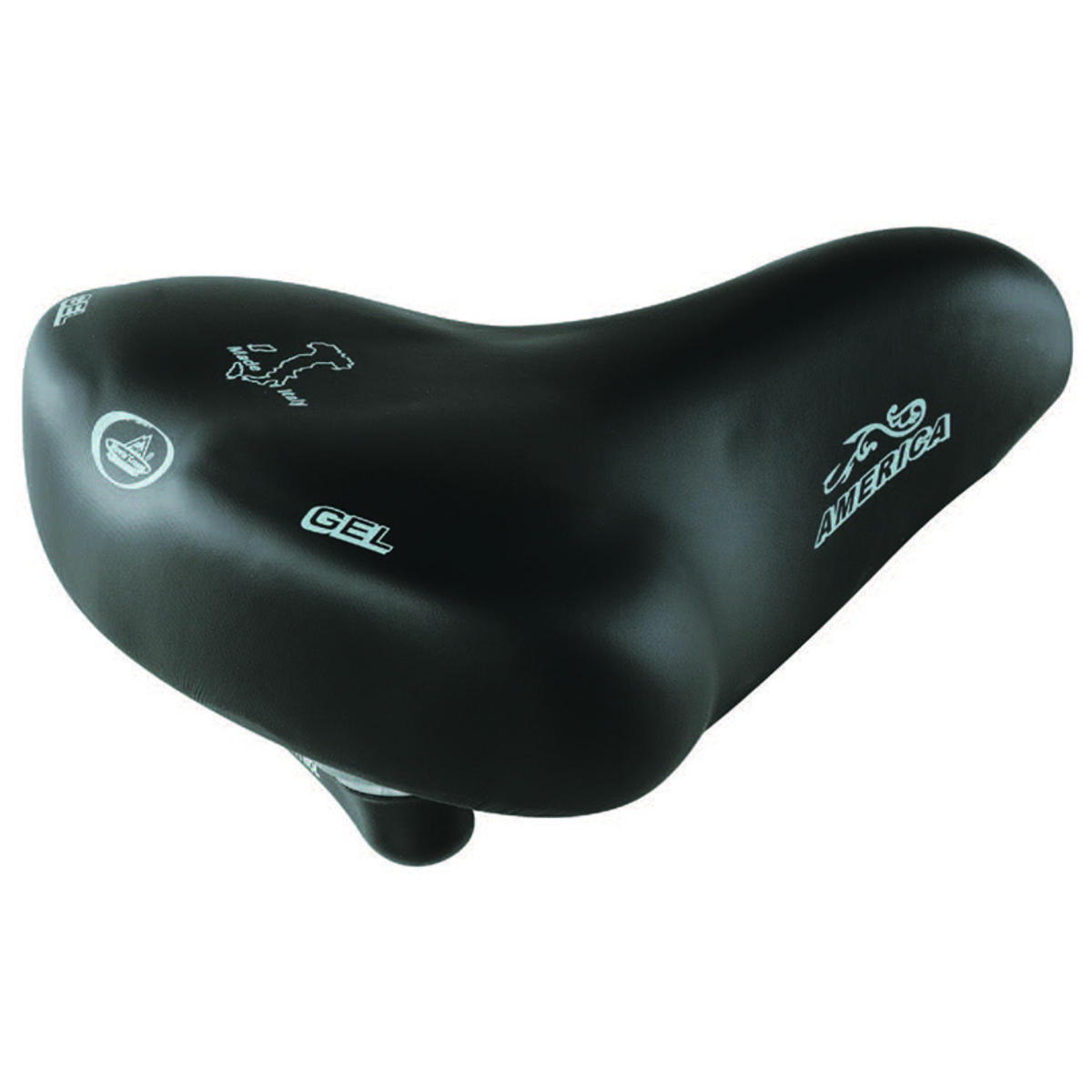 Сідло велосипедне Selle Monte Grappa America, чорне (SMG-00613) дивитися фото №1