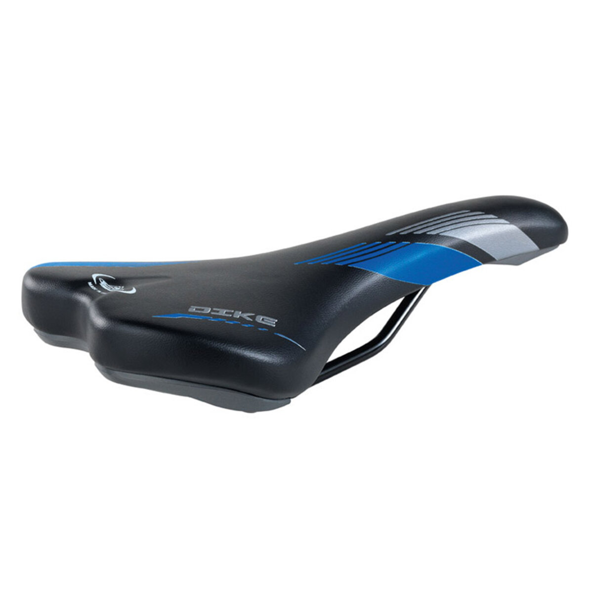 Сідло велосипедне Selle Monte Grappa Dike, чорно-синє (SMG-30221) дивитися фото №1