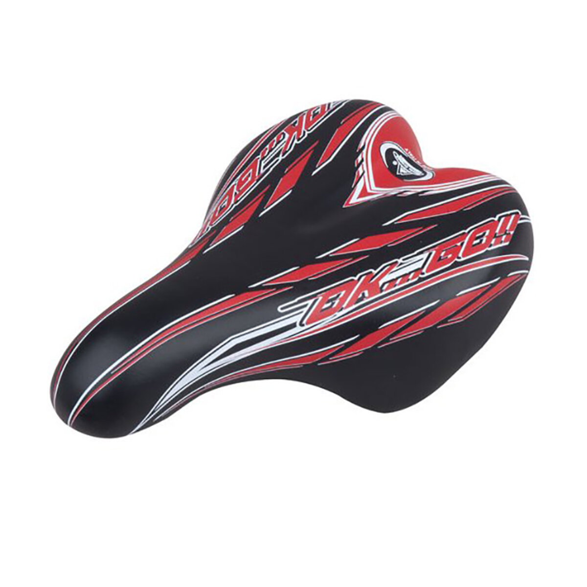 Сідло велосипедне Selle Monte Grappa Junior OK-GO, чорно-червоне (SMG-19967) дивитися фото №1
