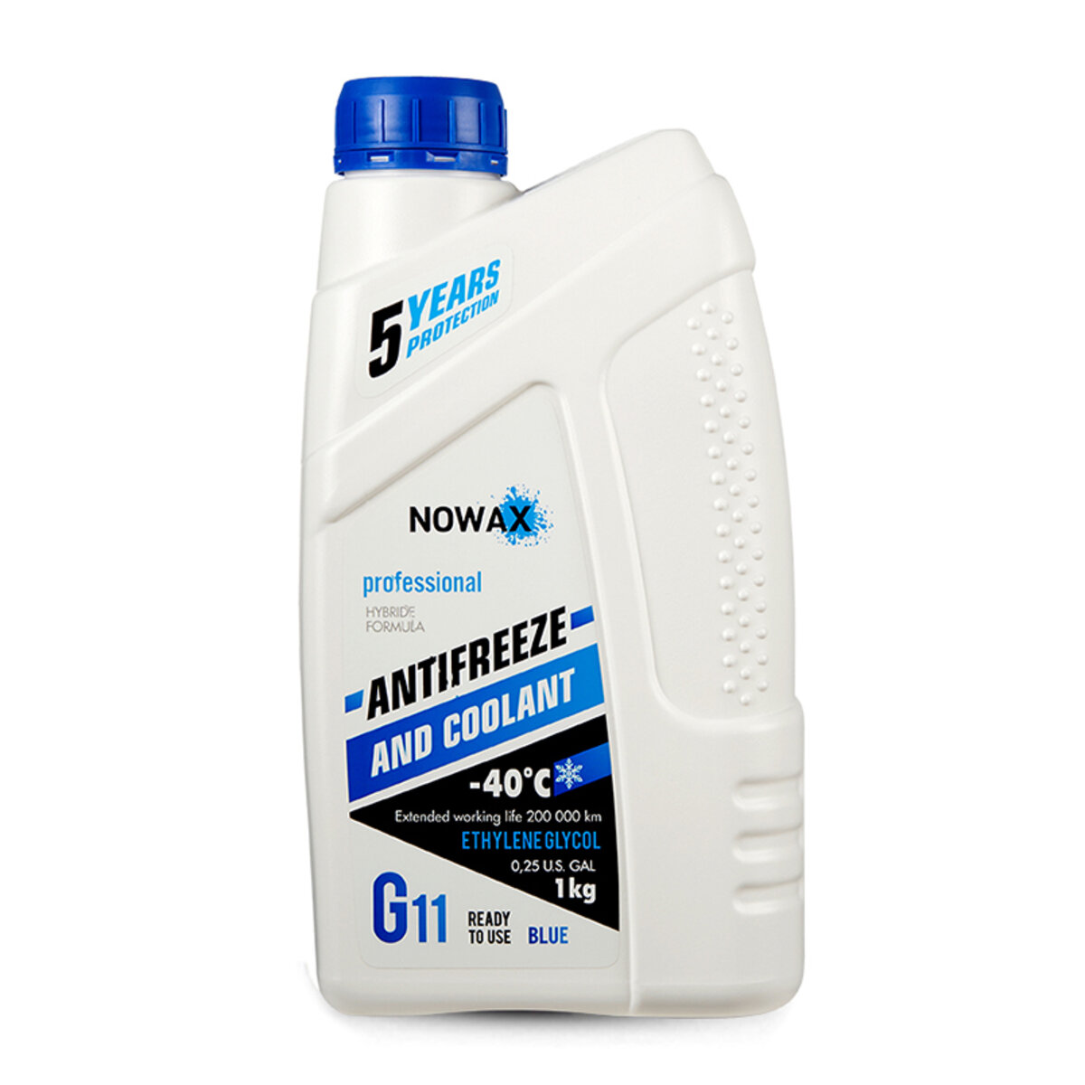Антифриз Nowax Blue G11 синий готовый 1кг (NX01007) смотреть фото №1