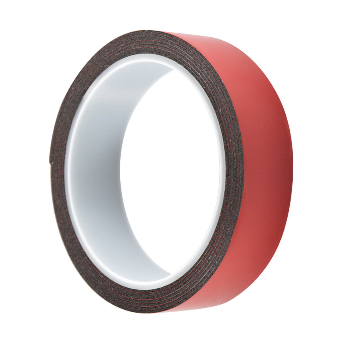 Стрічка клеюча двостороння Solar, PE, чорна, 25ммx2м (DS1252) дивитися фото №2