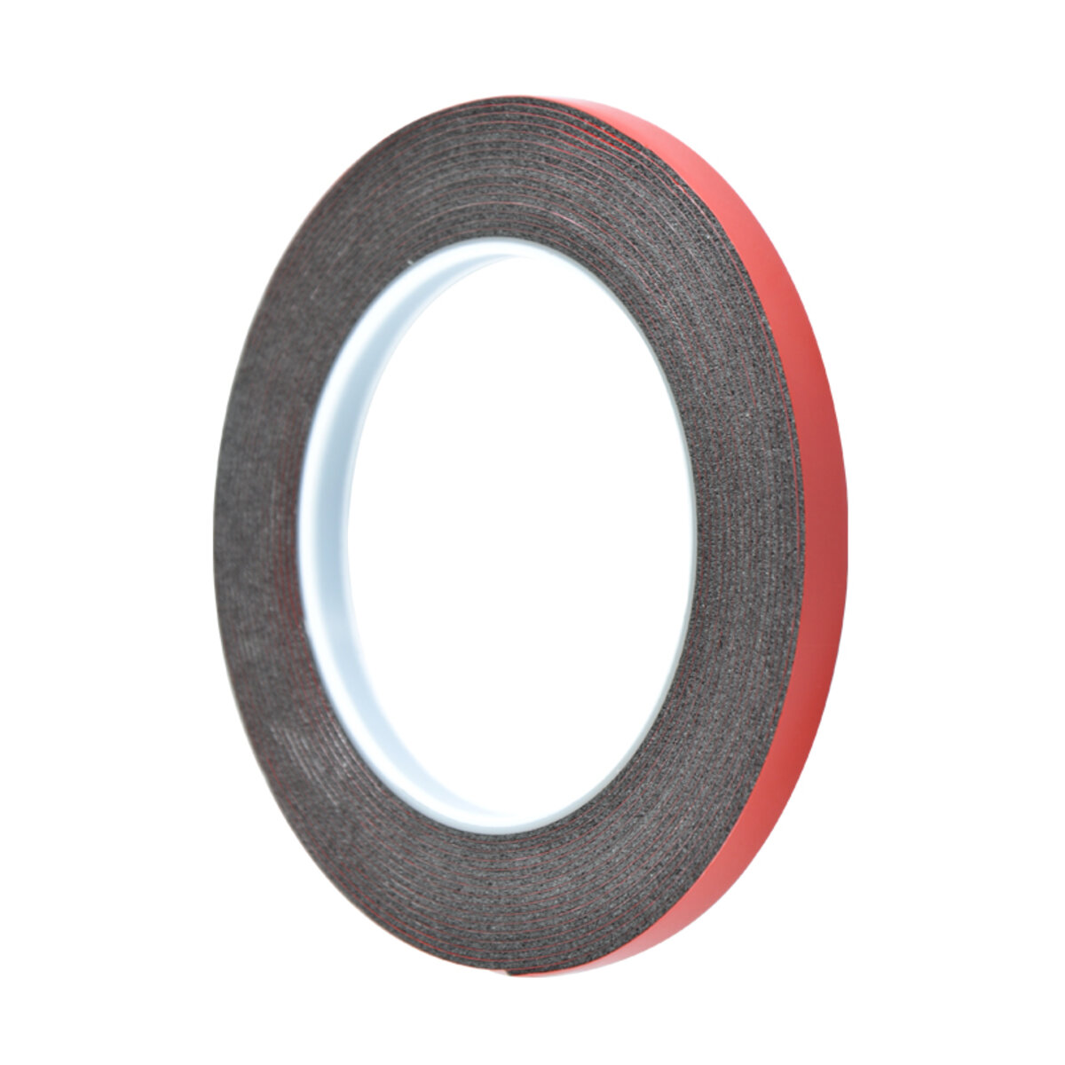 Стрічка клеюча двостороння Solar, PE, чорна, 8ммx5м (DS1085) дивитися фото №2