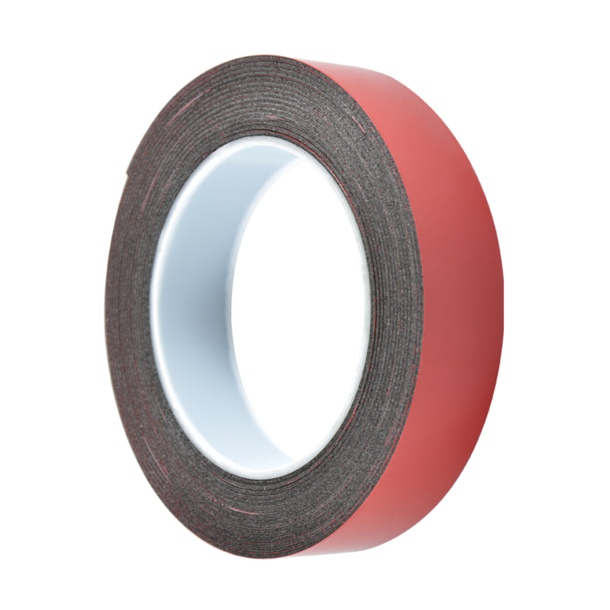 Стрічка клеюча двостороння Solar, PE, чорна, 25ммx5м (DS1255) дивитися фото №2