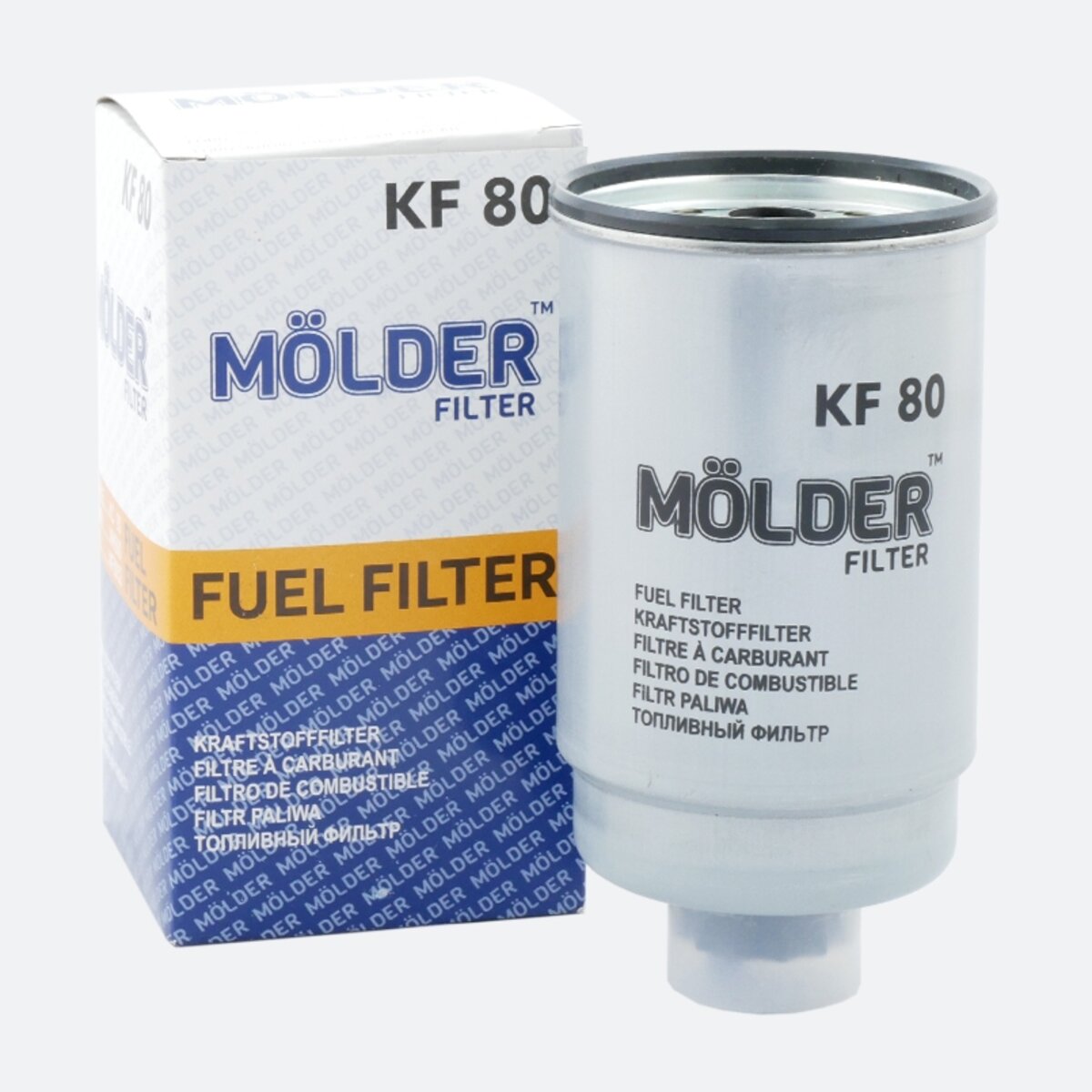 Фільтр паливний Molder Filter KF 80 (WF8052, KC90, WK880) (KF80) дивитися фото №1
