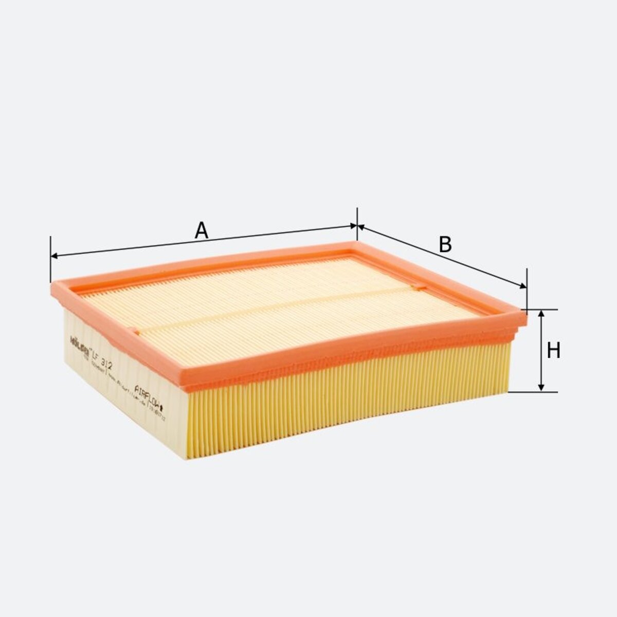 Фильтр воздушный LF 312 (WA9405, LX422, C26168) (LF312) смотреть фото №3