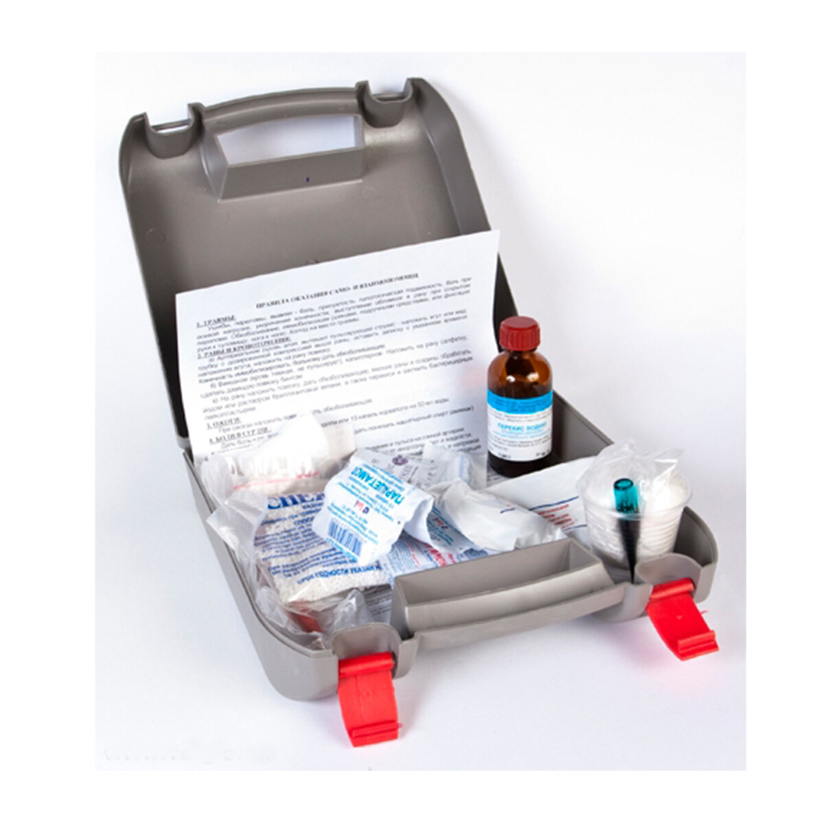 Аптечка типу АМА1, сірий кейс (AMA1 z ruchkoju) дивитися фото №2