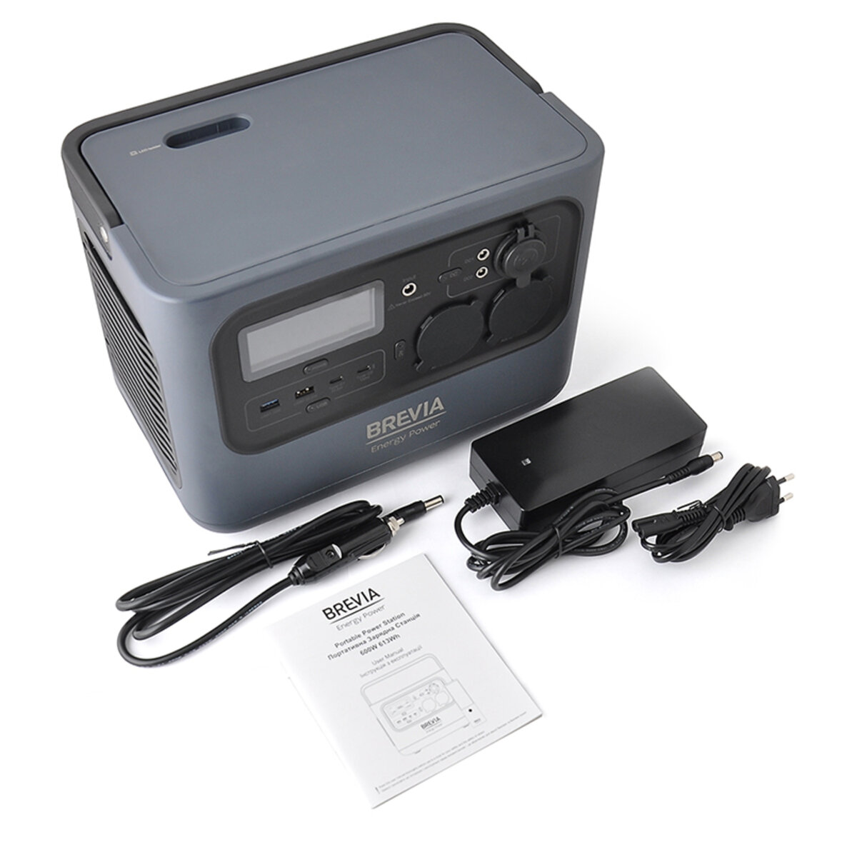 Портативна зарядна станція Brevia ePower600 540Wh (40600EP) дивитися фото №5