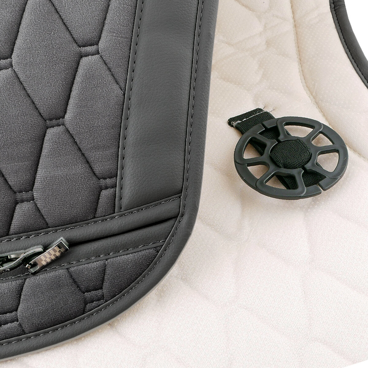 Комплект преміум накидок для сидінь BELTEX New York, black (BX84100) дивитися фото №4