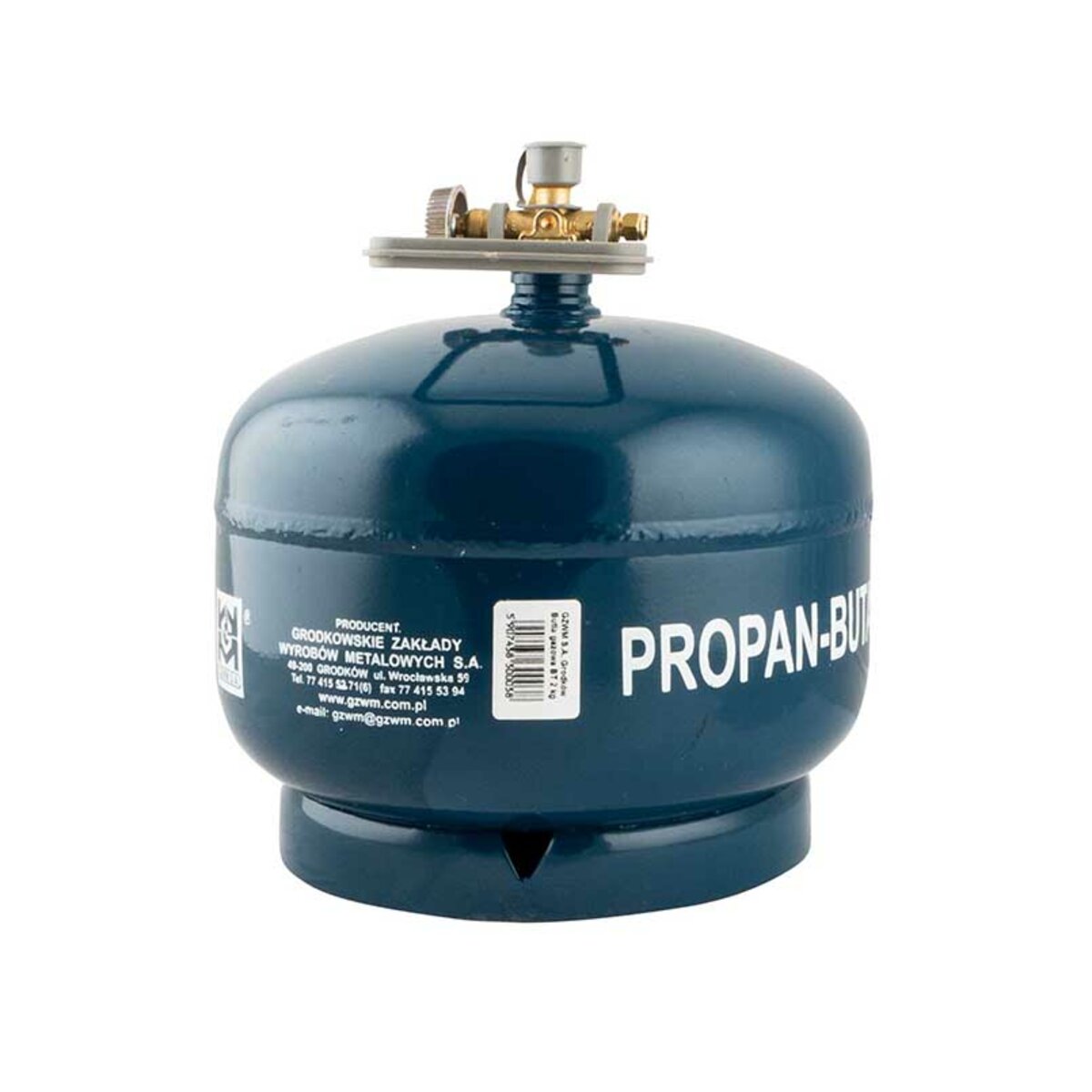Газовий балон металевий GZWM S.A. 4,8л (BT-2) дивитися фото №3