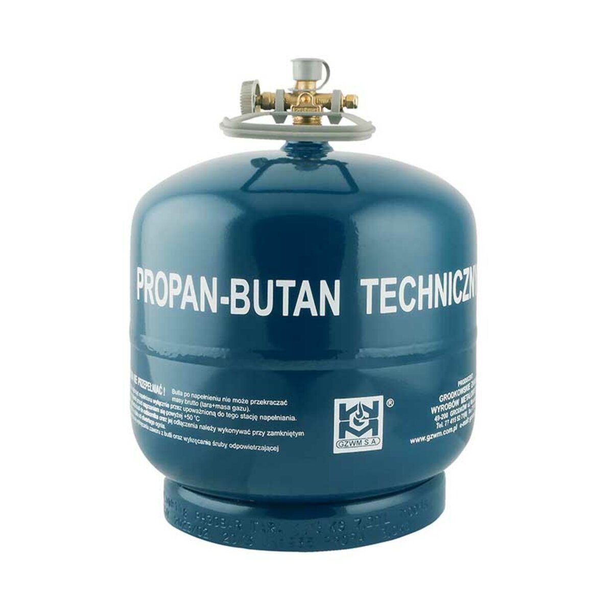 Газовий балон металевий GZWM S.A. 7,2л (BT-3) дивитися фото №1