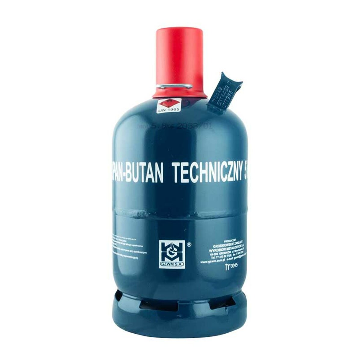 Газовий балон металевий GZWM S.A. 12,3л (BT-5) дивитися фото №1