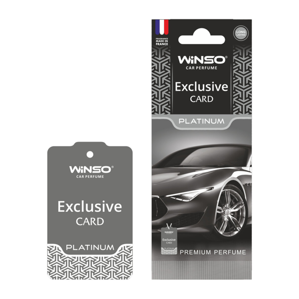 Автомобільний Ароматизатор Winso Card Exclusive Platinum сухий (533140) | Аромат: Парфуми дивитися фото №1