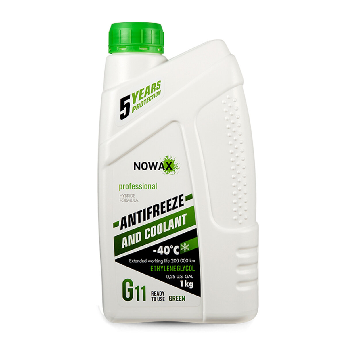 Антифриз Nowax Green G11 зеленый готовый 1кг (NX01008) смотреть фото №1