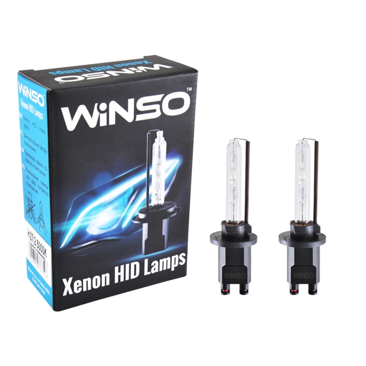 Ксенонова лампа Winso H27/2 (881) 5000K, 85V, 35W PGJ13 KET, 2шт (788500) дивитися фото №1