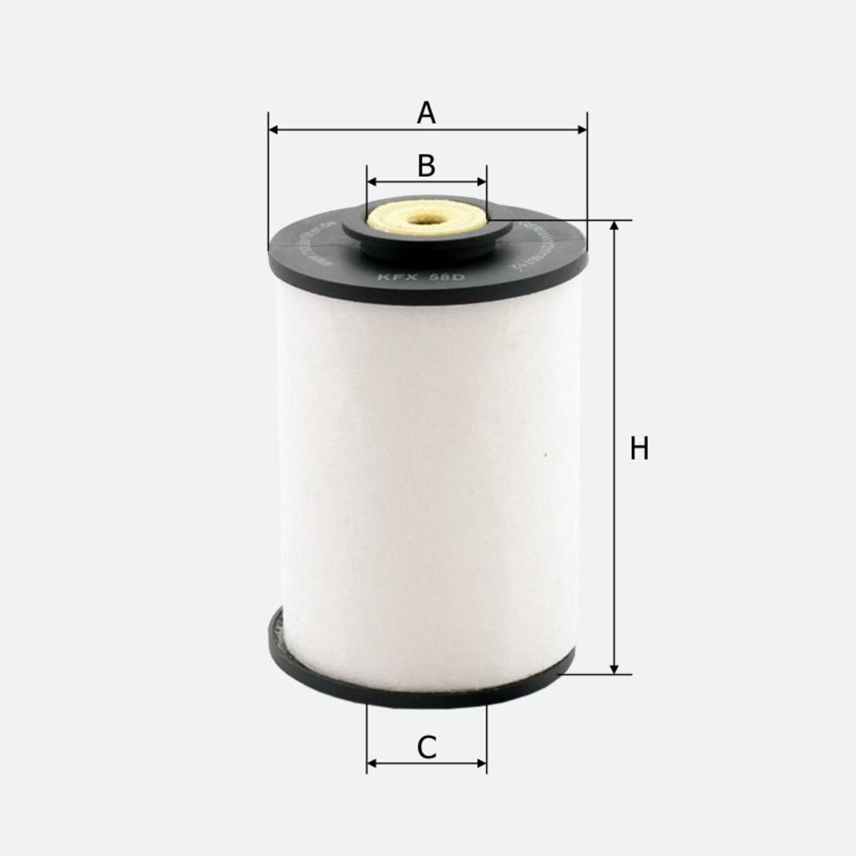 Фільтр паливний Molder Filter KFX 58D (WF8156, KX68DEco, BFU700X) (KFX58D) дивитися фото №3