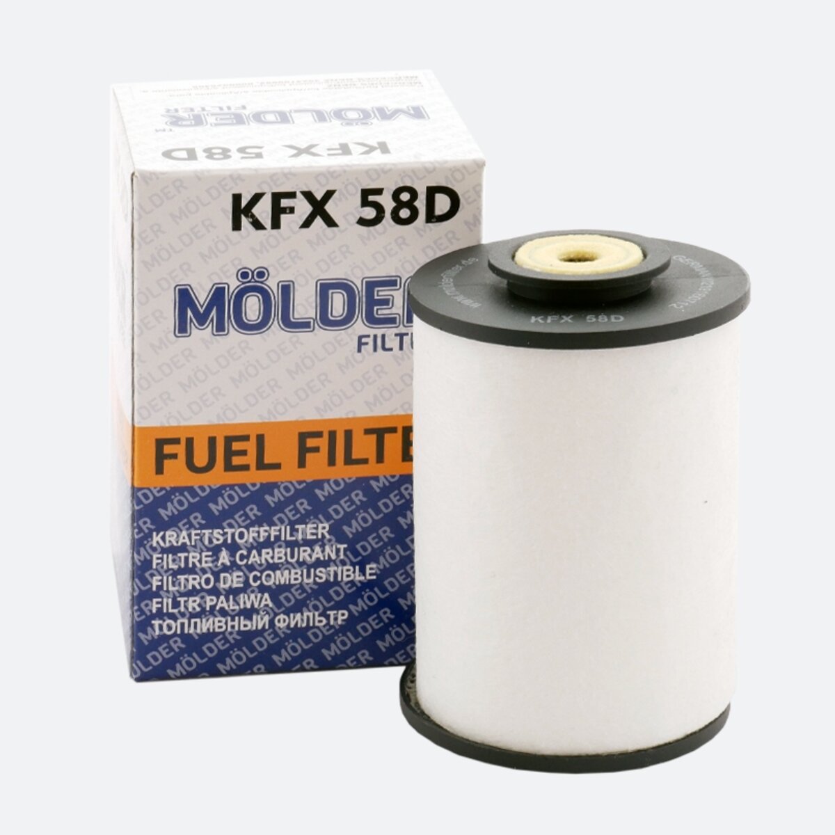 Фільтр паливний Molder Filter KFX 58D (WF8156, KX68DEco, BFU700X) (KFX58D) дивитися фото №1