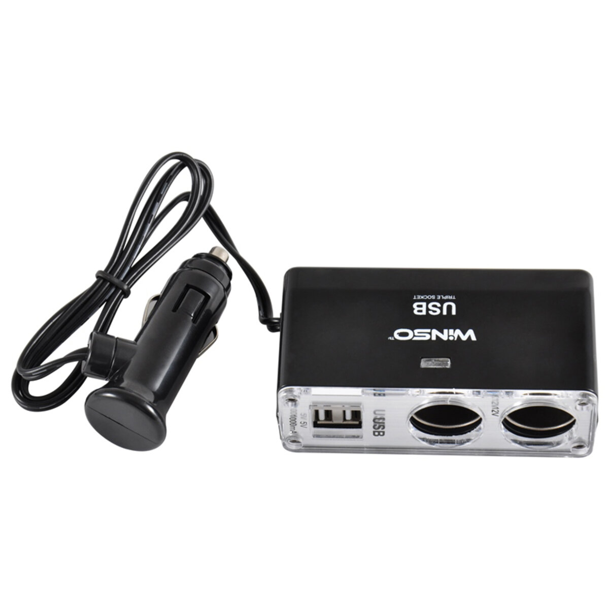 Разветвитель прикуривателя Winso 2в1 200110 (200110) смотреть фото №3