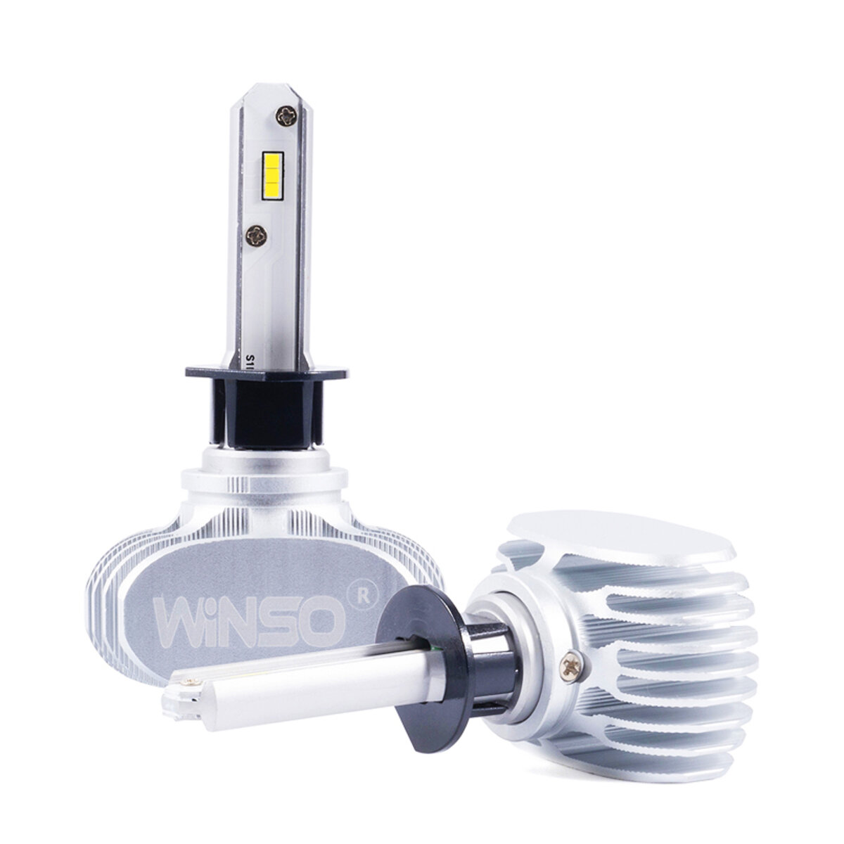 LED автолампа Winso H1 12/24V 6000К 4000Lm 50W CSP Cree Chip 19х19, 2шт (791100) дивитися фото №3
