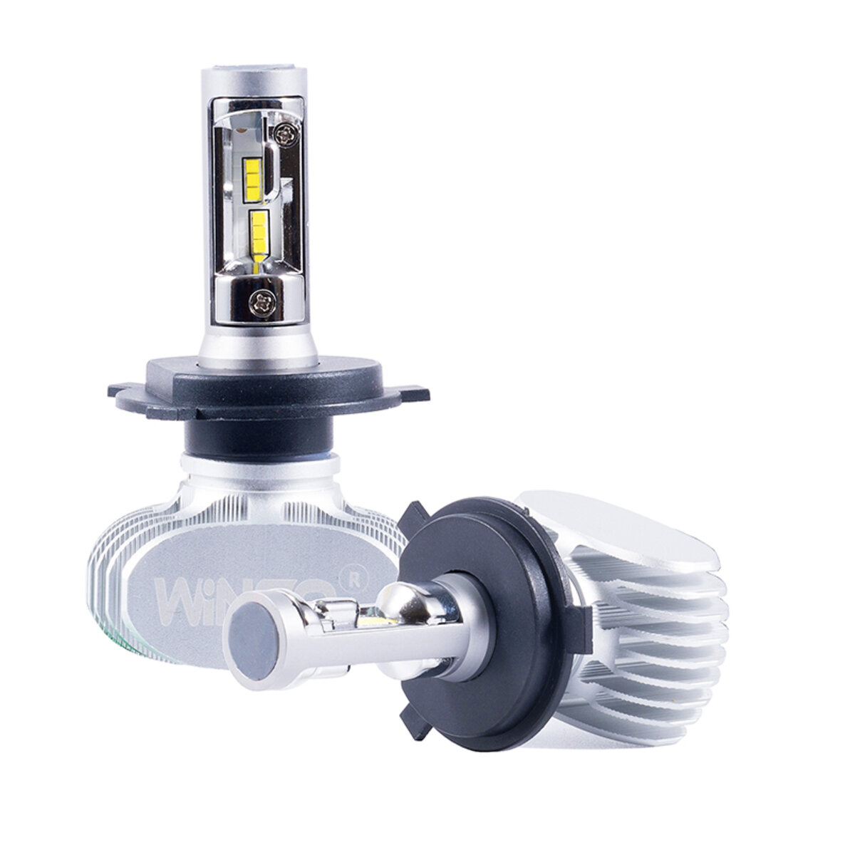LED автолампа Winso H4 12/24V 6000К 4000Lm 50W CSP Cree Chip 19х19, 2шт (791400) дивитися фото №2