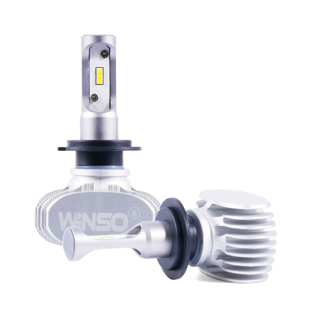LED автолампа Winso H7 12/24V 6000К 4000Lm 50W CSP Cree Chip 19х19, 2шт (791700) дивитися фото №3