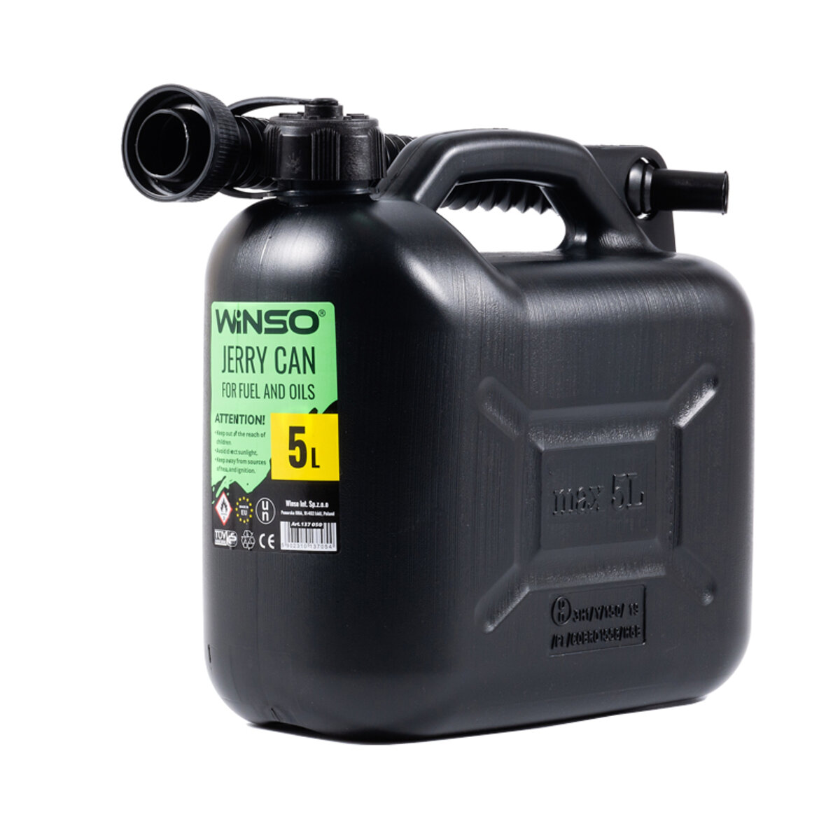 Каністра пластикова Winso 5л (137050) Зображення №1 Каністра пластикова Winso 5л (137050) дивитися фото №1