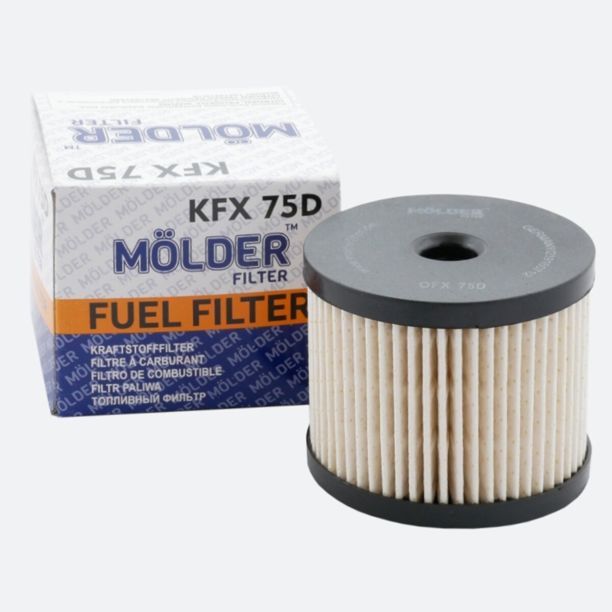 Фільтр паливний Molder Filter KFX 75D (WF8256, KX85DEco, PU830X) (KFX75D) дивитися фото №1