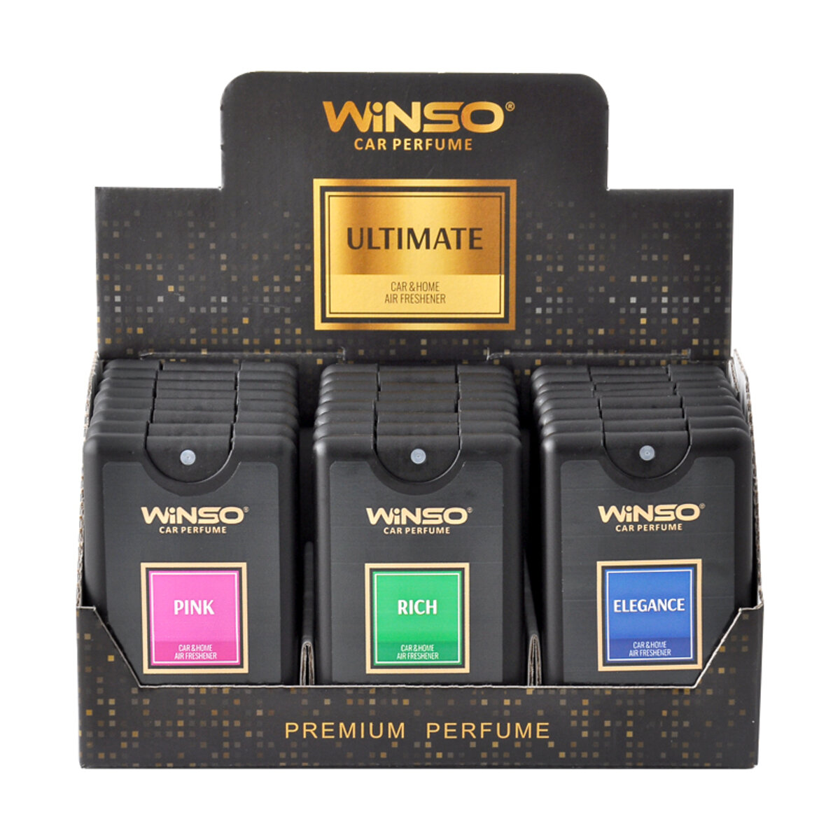 Освіжувач повітря WINSO ULTIMATE Slim Sprey спрей 18мл MIX (500082) дивитися фото №1