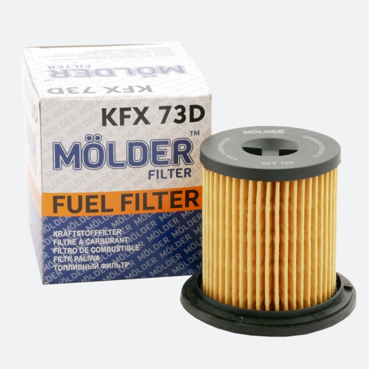 Фільтр паливний Molder Filter KFX 73D (WF8315, KX183D, PU731X) (KFX73D) дивитися фото №1