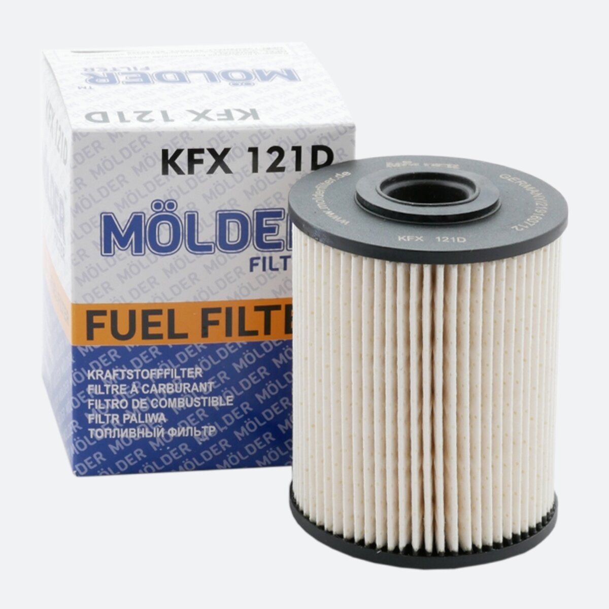 Фільтр паливний Molder Filter KFX 121D (WF8166, KX231DEco, P732X) (KFX121D) дивитися фото №1