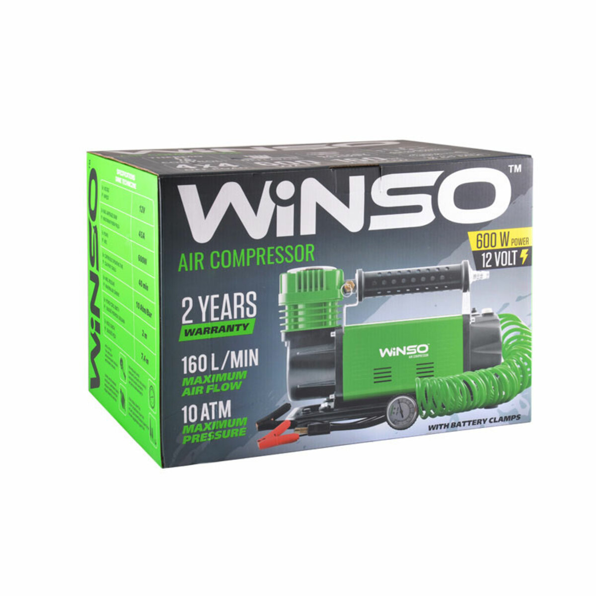 Компресор автомобільний Winso професійний, високої потужності (129000) дивитися фото №3