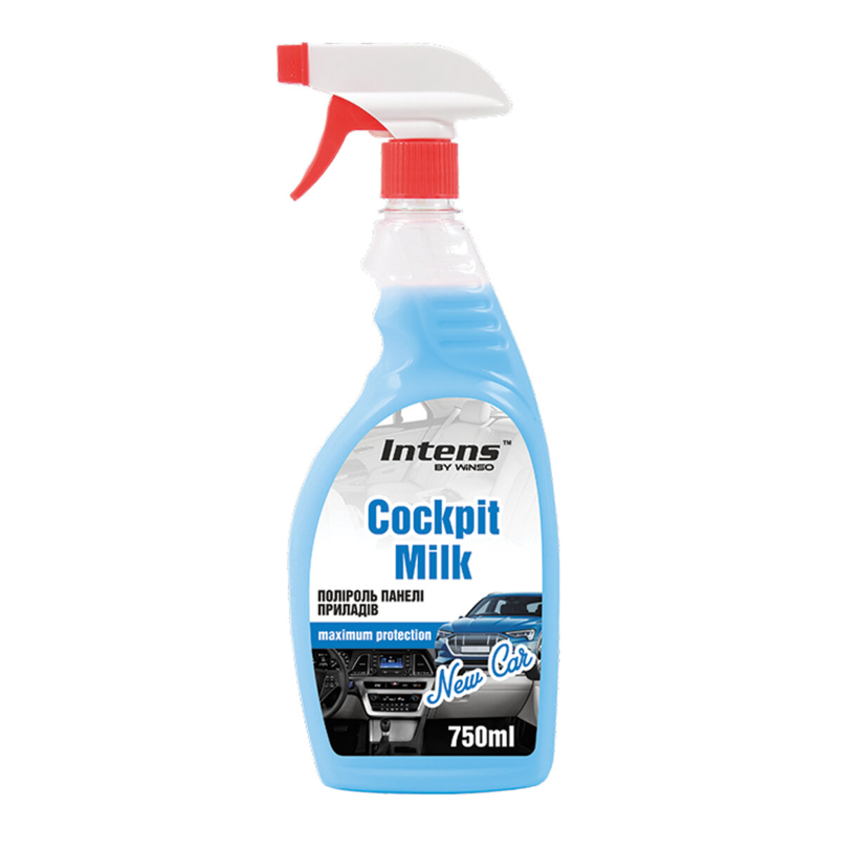 Поліроль-молочко для панелі приладів Winso Cockpit Milk Нова Машина, 750мл (875012) дивитися фото №1