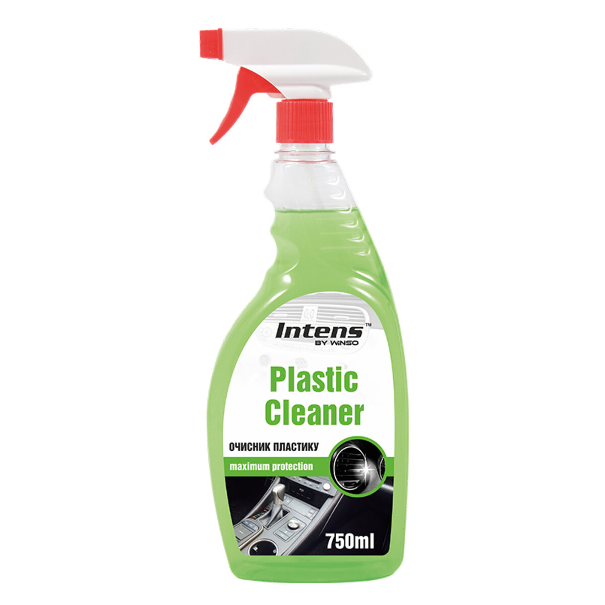 Очисник пластику та вінілу Winso Plastic Cleaner Intense, 750мл (875005) дивитися фото №1