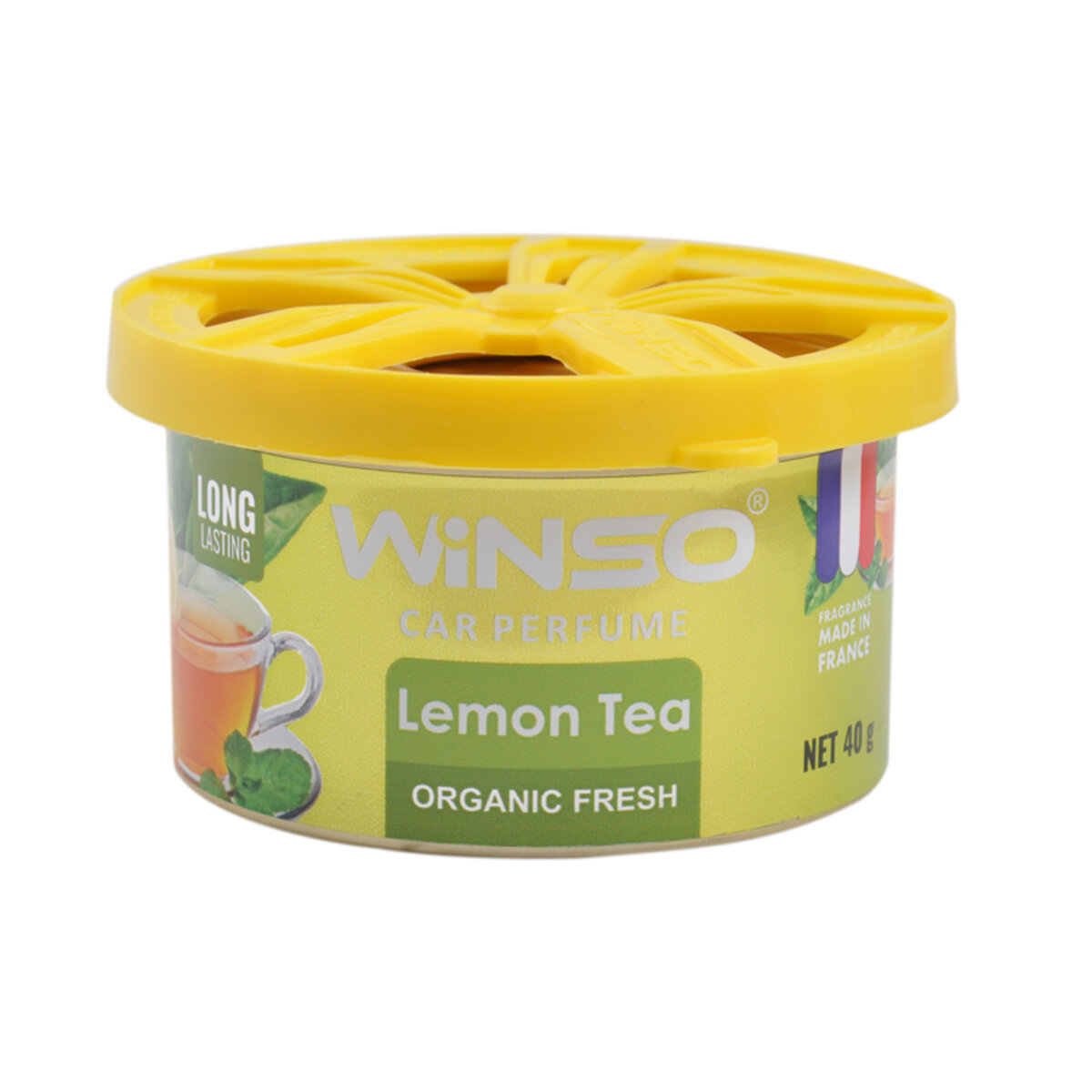 Ароматизатор Winso Organic Fresh Lemon Tea гелевий 40г (533290) дивитися фото №1