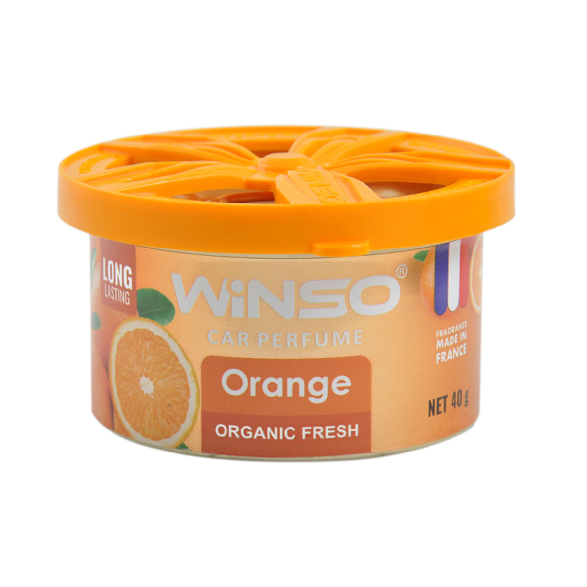 Ароматизатор Winso Organic Fresh Orange гелевий 40г (533330) дивитися фото №1