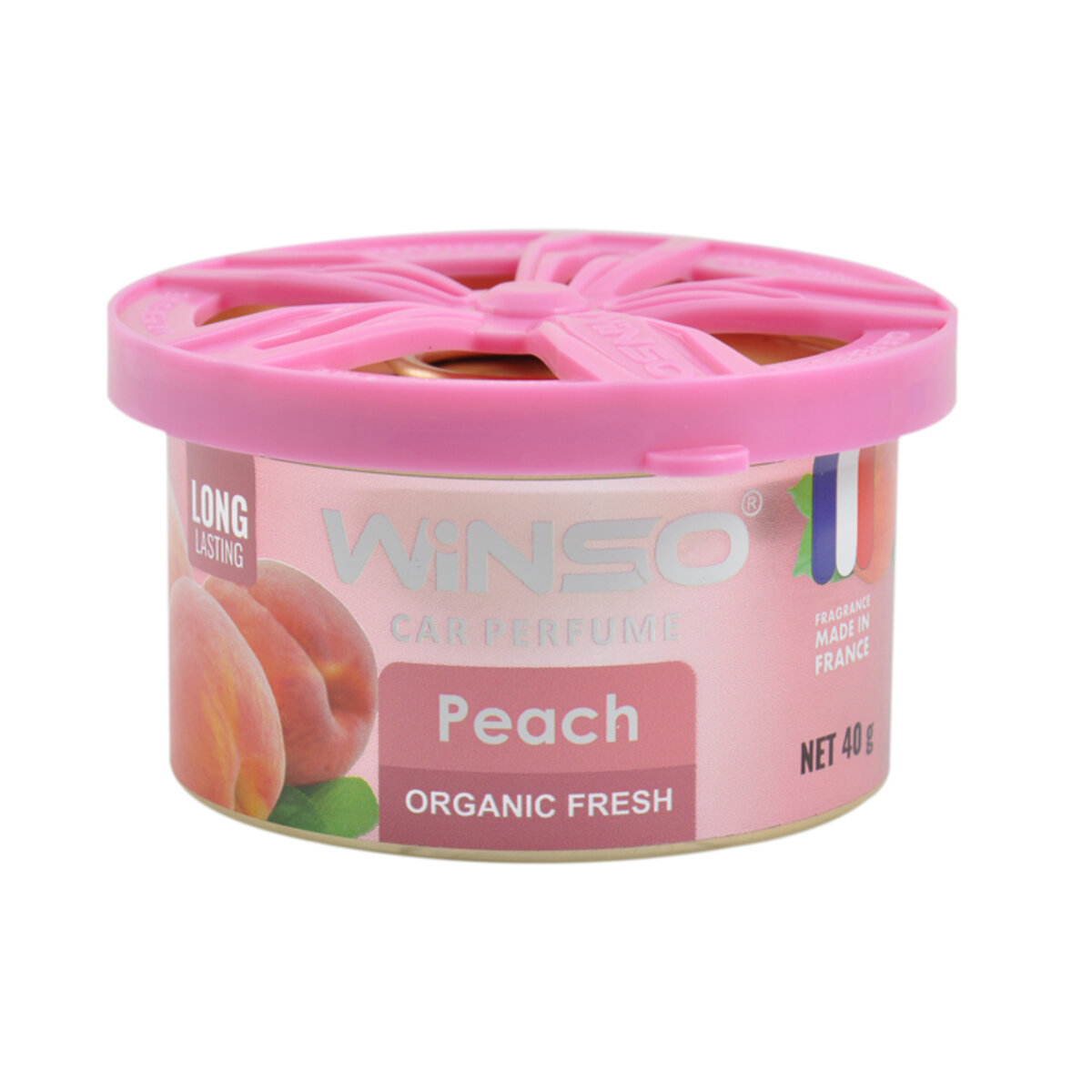 Ароматизатор Winso Organic Fresh Peach гелевий 40г (533340) дивитися фото №1