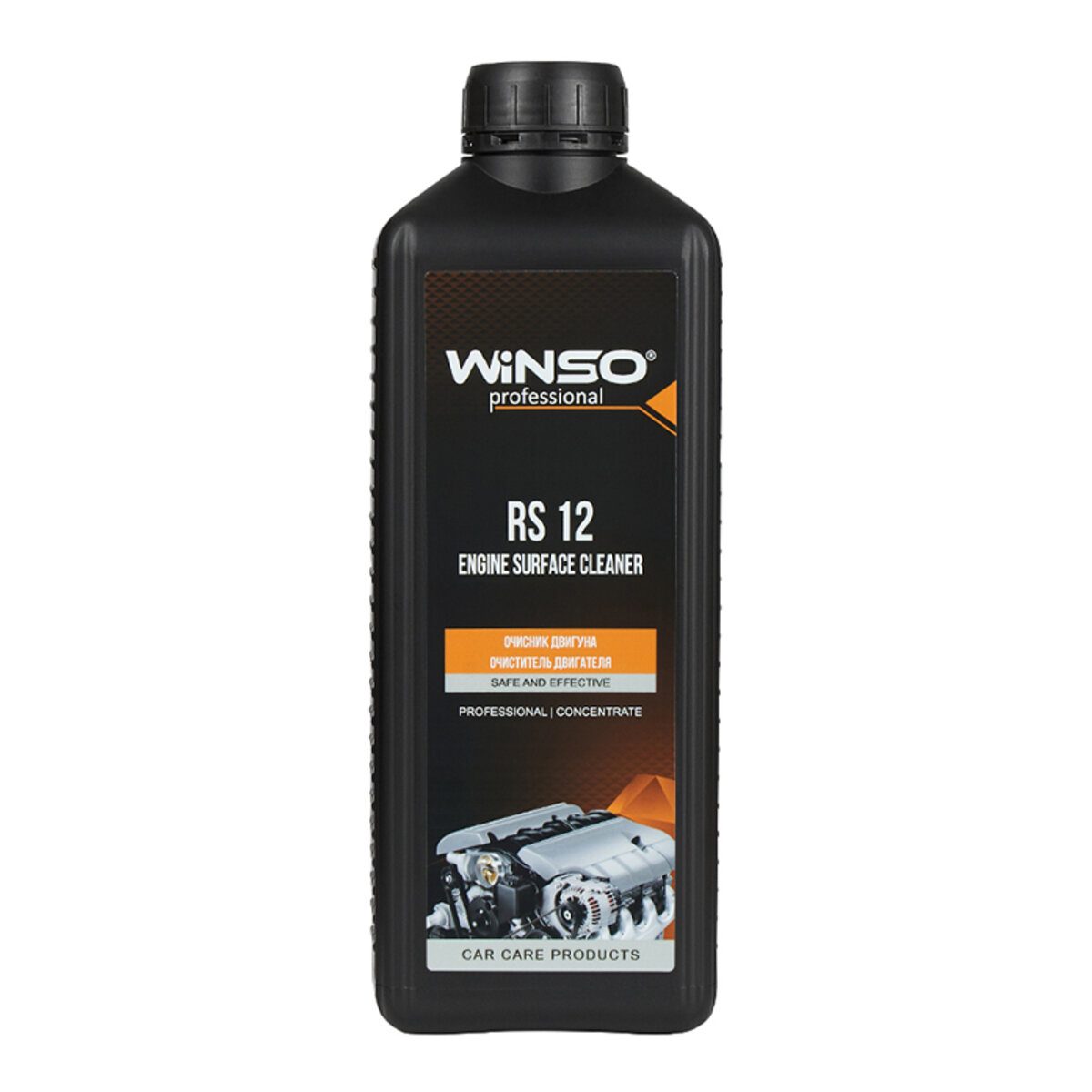 Очиститель двигателя Winso Engine Cleaner RS 12 (концентрат 1:10), 1л (880810) смотреть фото №1