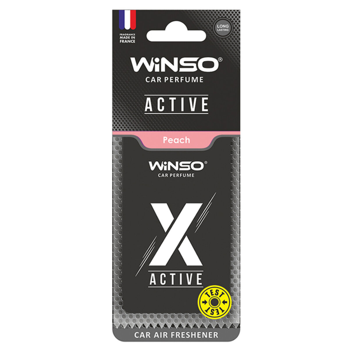 Автомобільний Освіжувач повітря Winso X Active целюлозний ароматизатор Peach (533540) | Аромат: дивитися фото №1