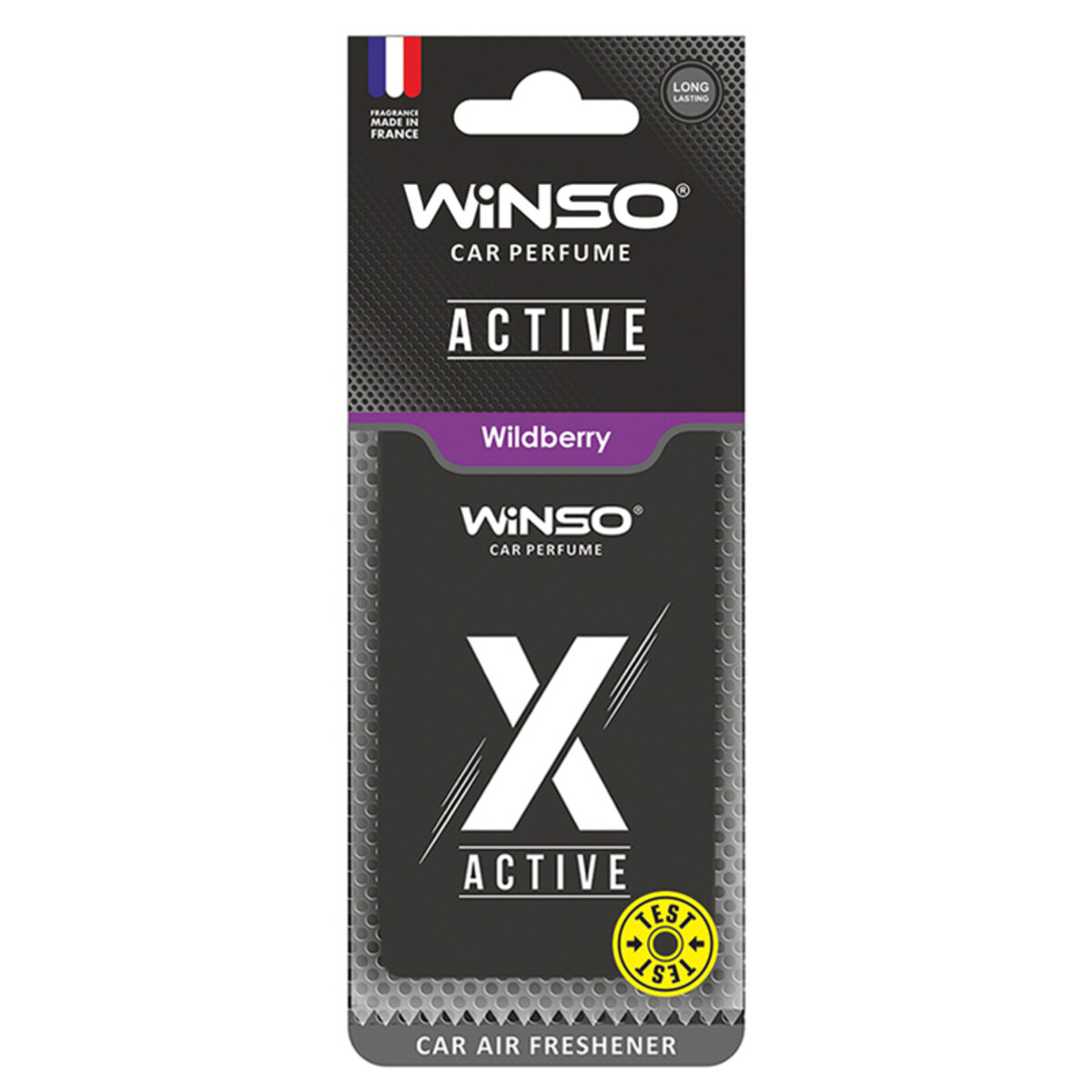 Автомобільний Освіжувач повітря Winso X Active целюлозний ароматизатор Wildberry (533600) | Аромат: дивитися фото №1