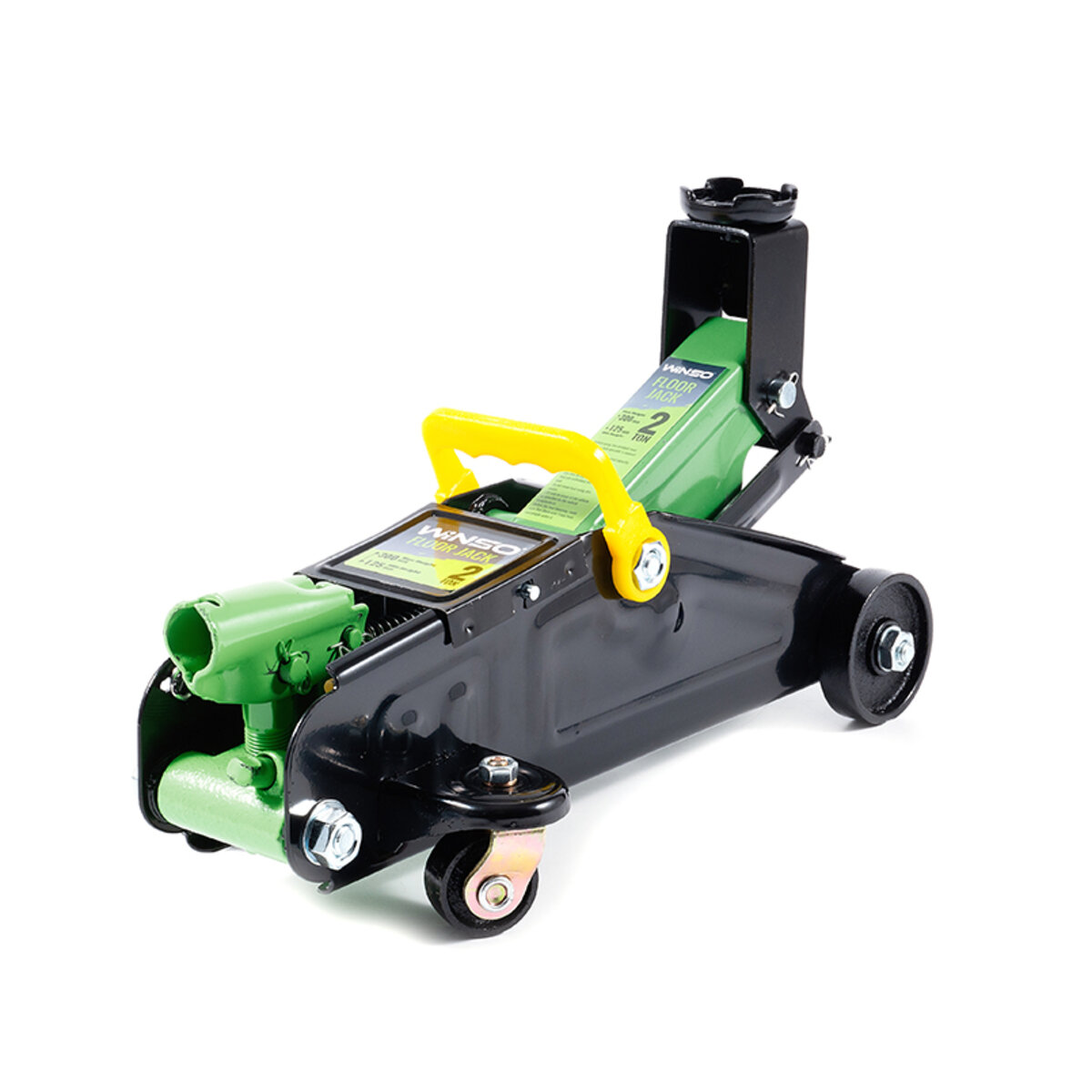 Домкрат гідравлічний, підкатний, 2т, 6 кг, висота 125-300мм, картона упаковка (171600) дивитися фото №3