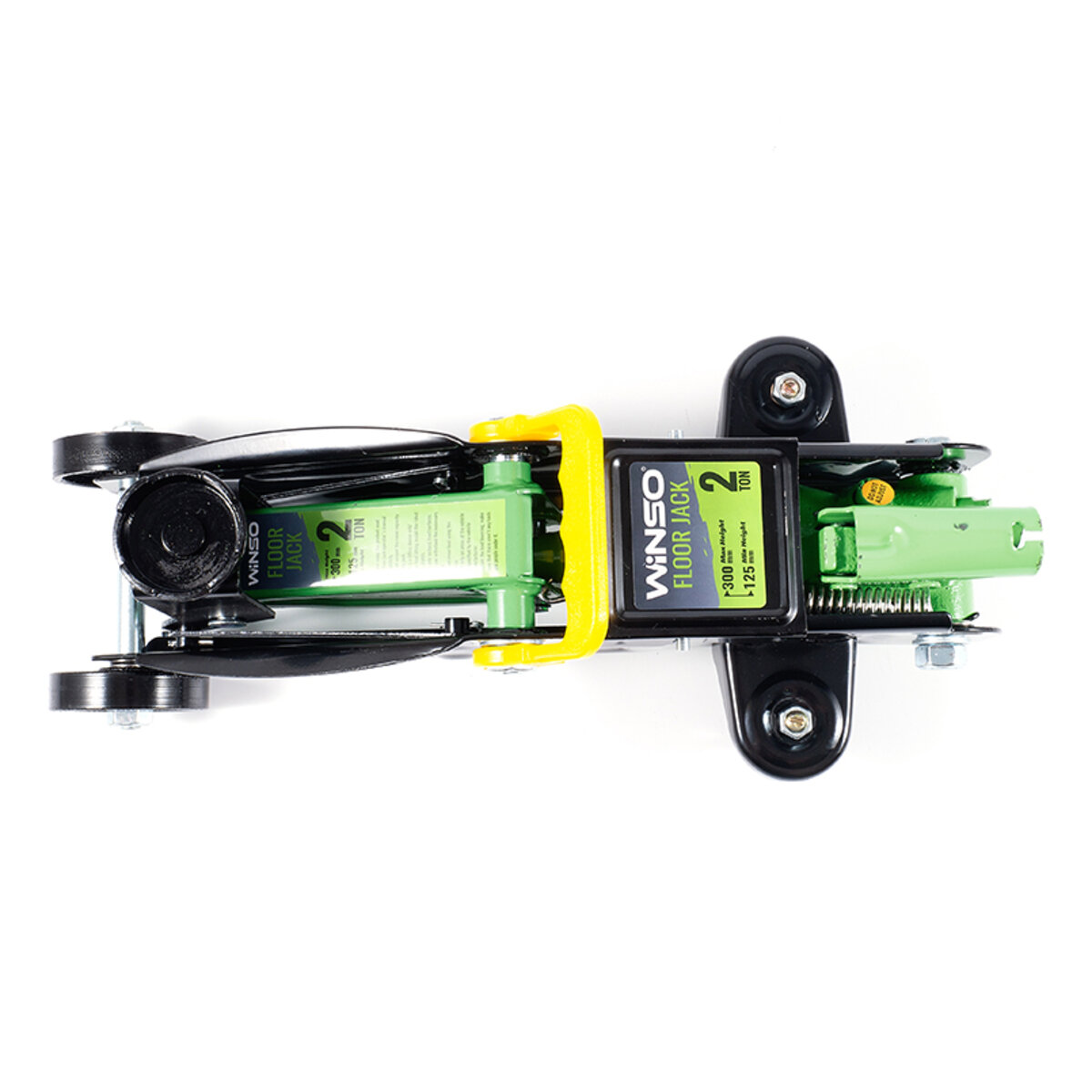 Домкрат гідравлічний, підкатний, 2т, 6 кг, висота 125-300мм, картона упаковка (171600) дивитися фото №5