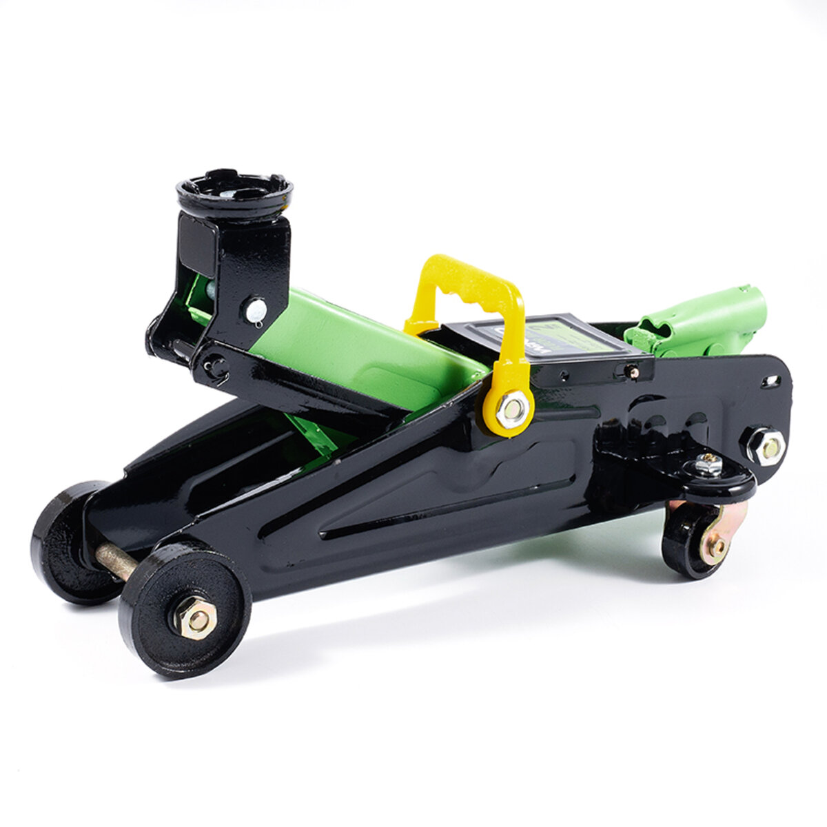 Домкрат гідравлічний, підкатний, 2т, 7,2 кг, висота 125-310мм, картонна упаковка (171720) дивитися фото №2