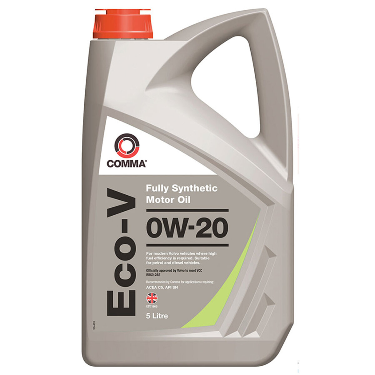 Моторне масло Comma ECO-V 0W-20 5л (ECOV5L) дивитися фото №1