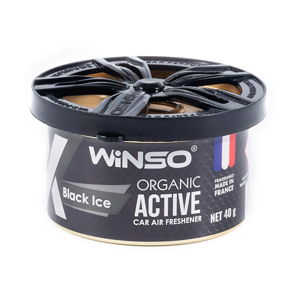 Ароматизатор Winso X Active Organic Black Ice гелевий 40г (533650) дивитися фото №1