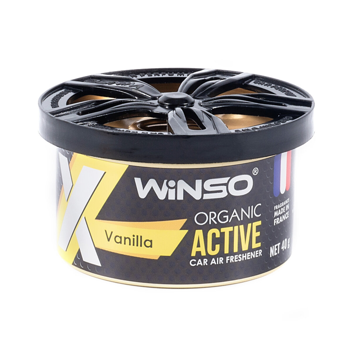 Ароматизатор Winso X Active Organic Vanilla гелевий 40г (533730) дивитися фото №1